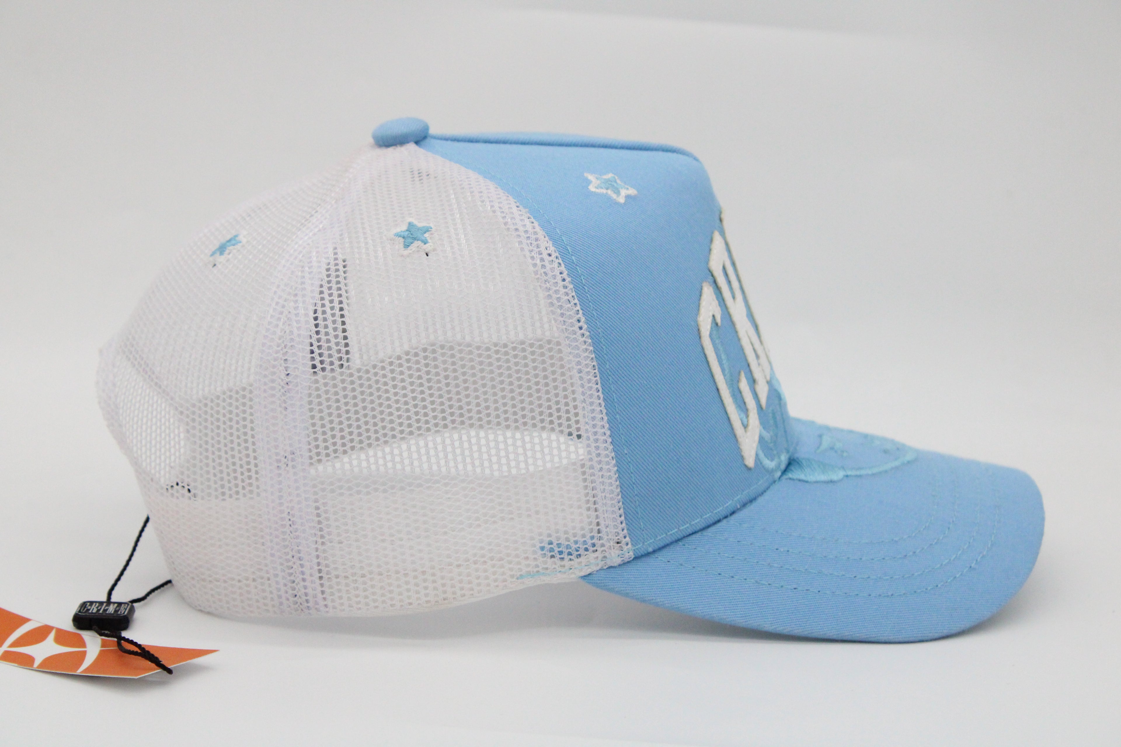 Gorra Crime Life "Icon Stars Trucker Baby Blue"