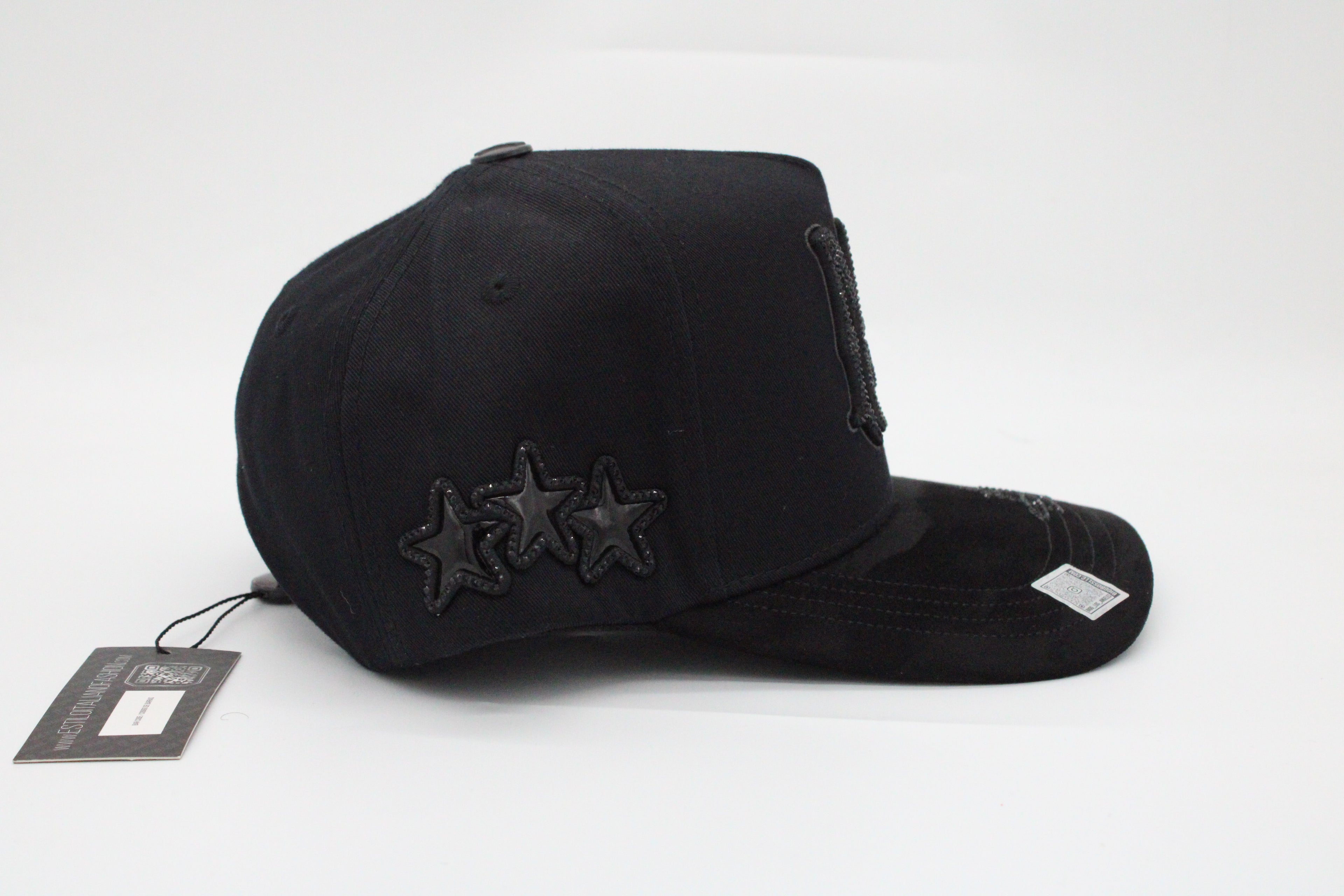 Gorra Bigg Boss Hats "Amiri Crystals All Black"
