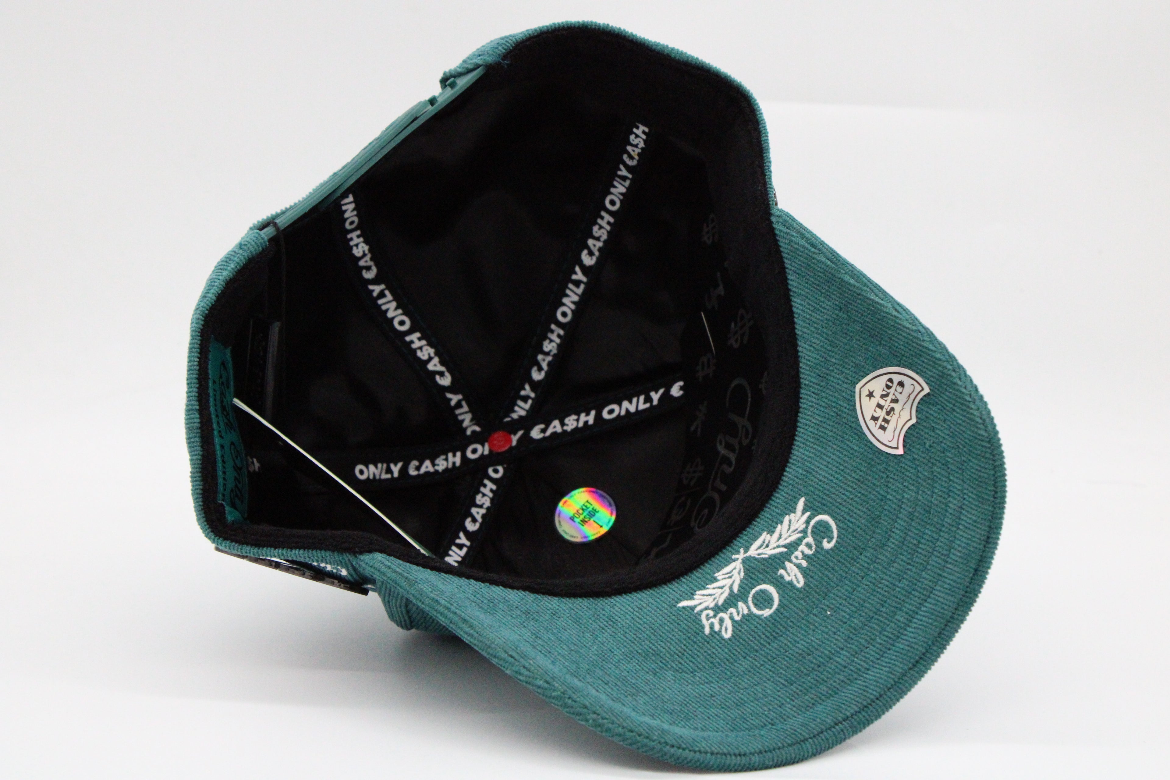 Gorra Cash Only "Champagne & Cannabis Green"