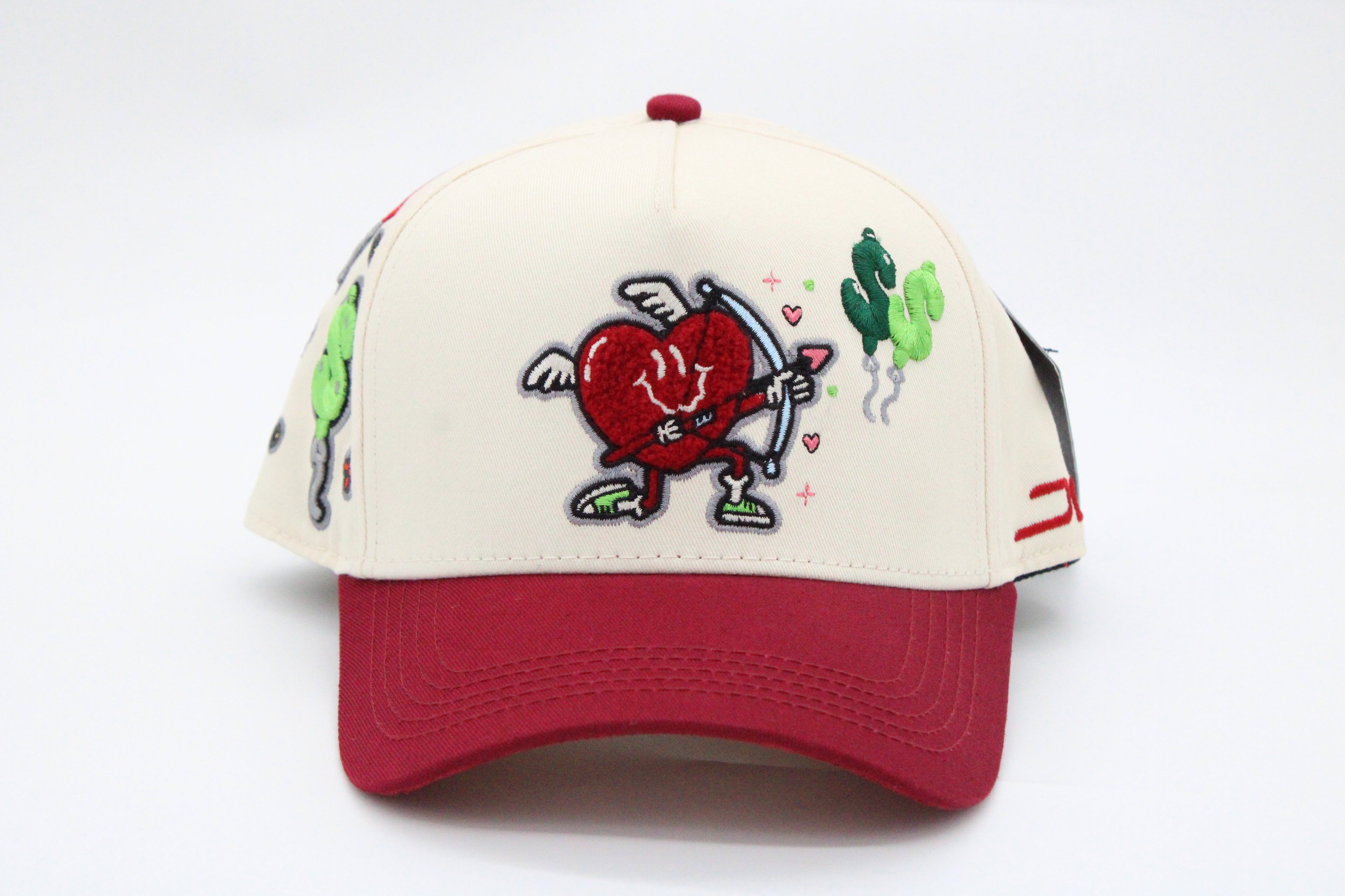 Gorra JC Hats "Money Love Beige/Red"