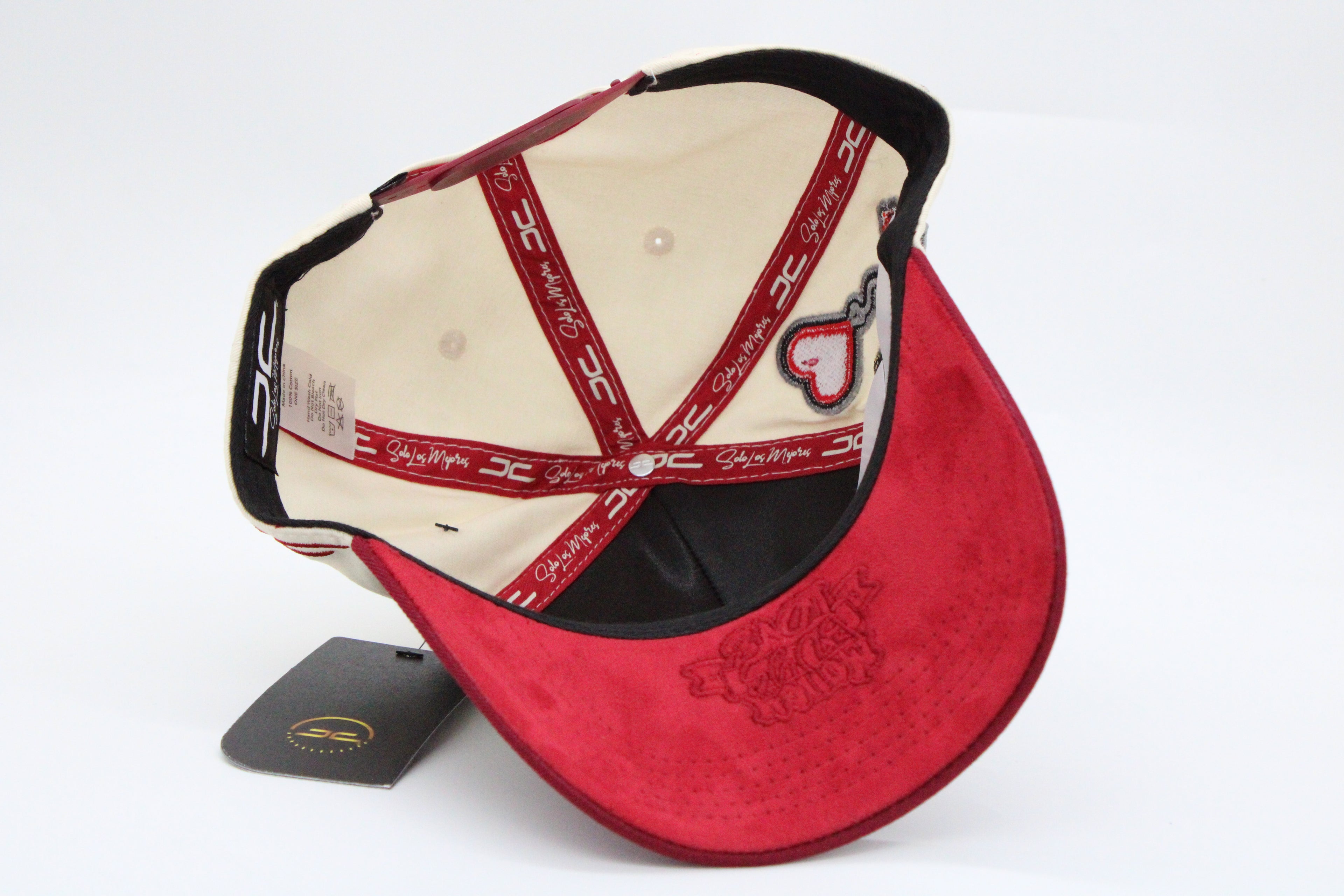 Gorra JC Hats "Money Love Beige/Red"