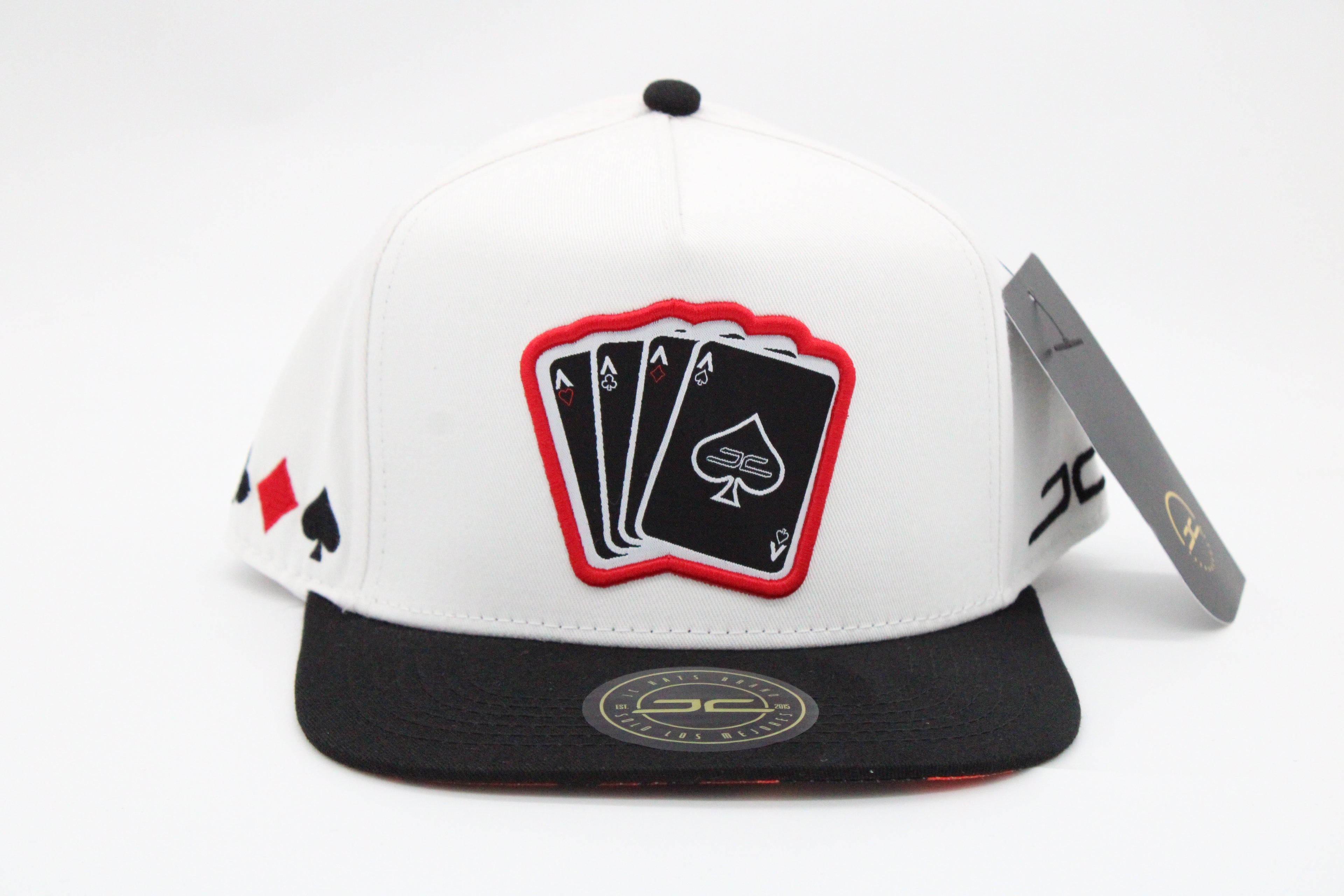 Gorra JC Hats "Poker White II"