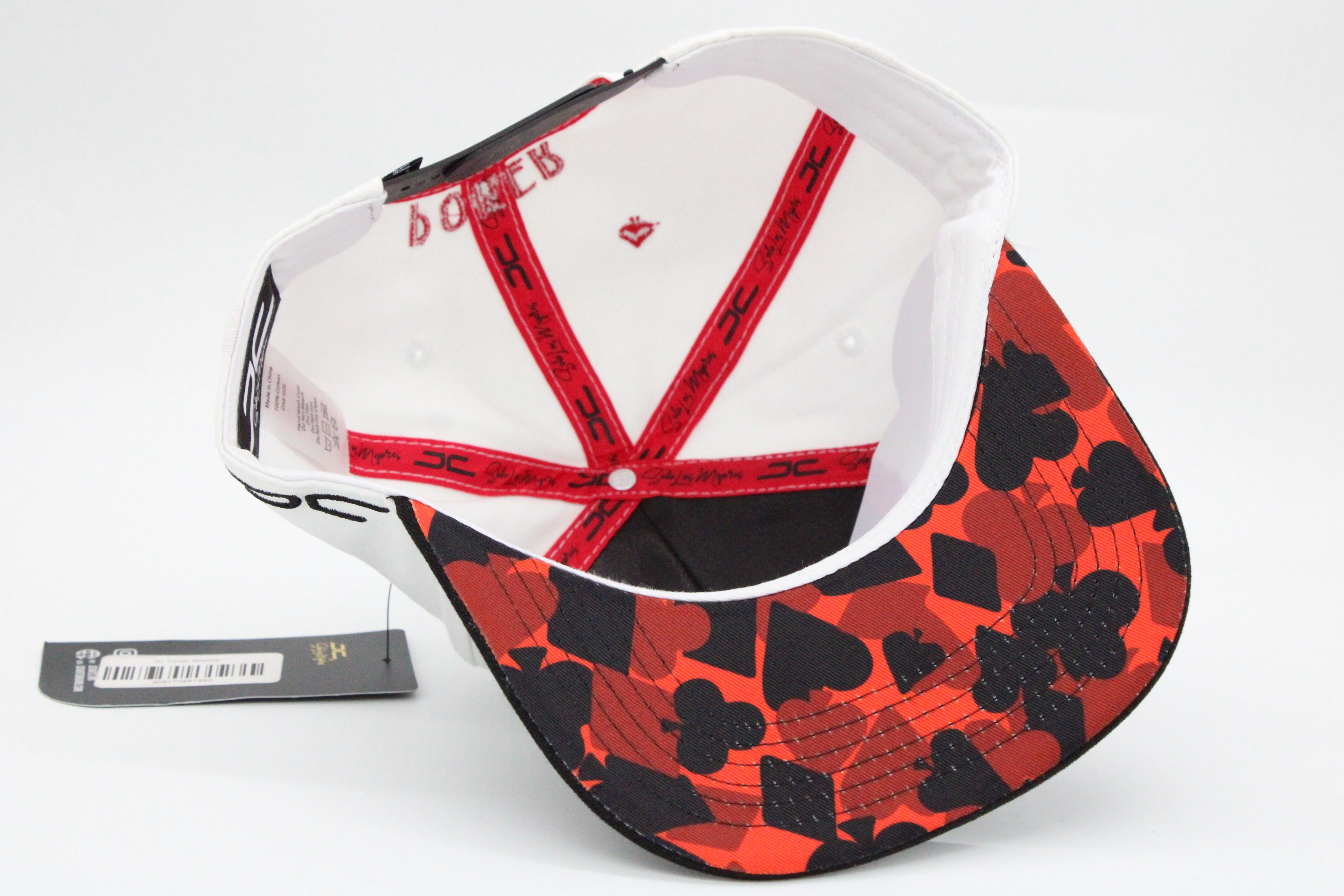 Gorra JC Hats "Poker White II"