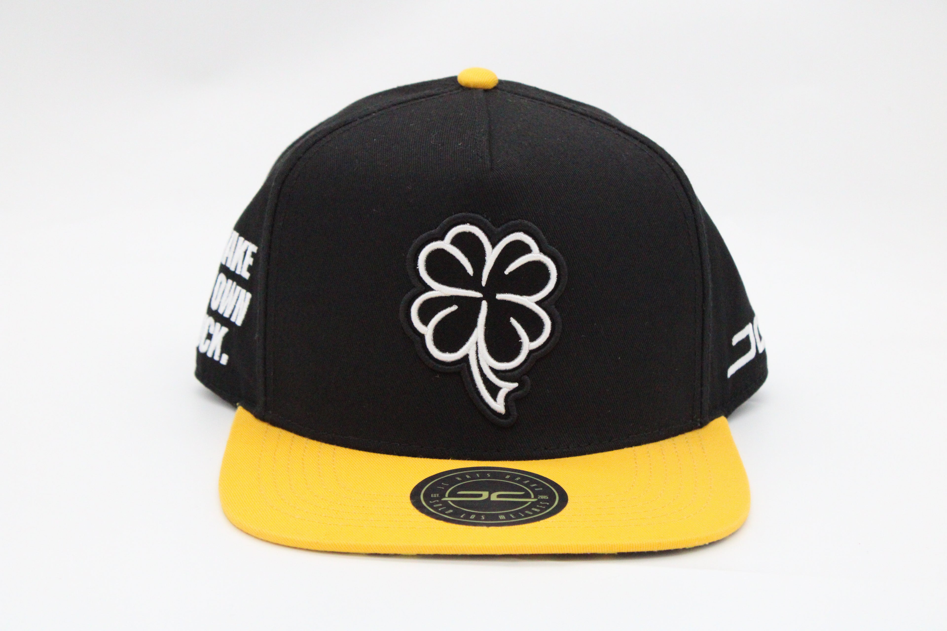 Gorra JC Hats "Trebol Negra/Amarilla"