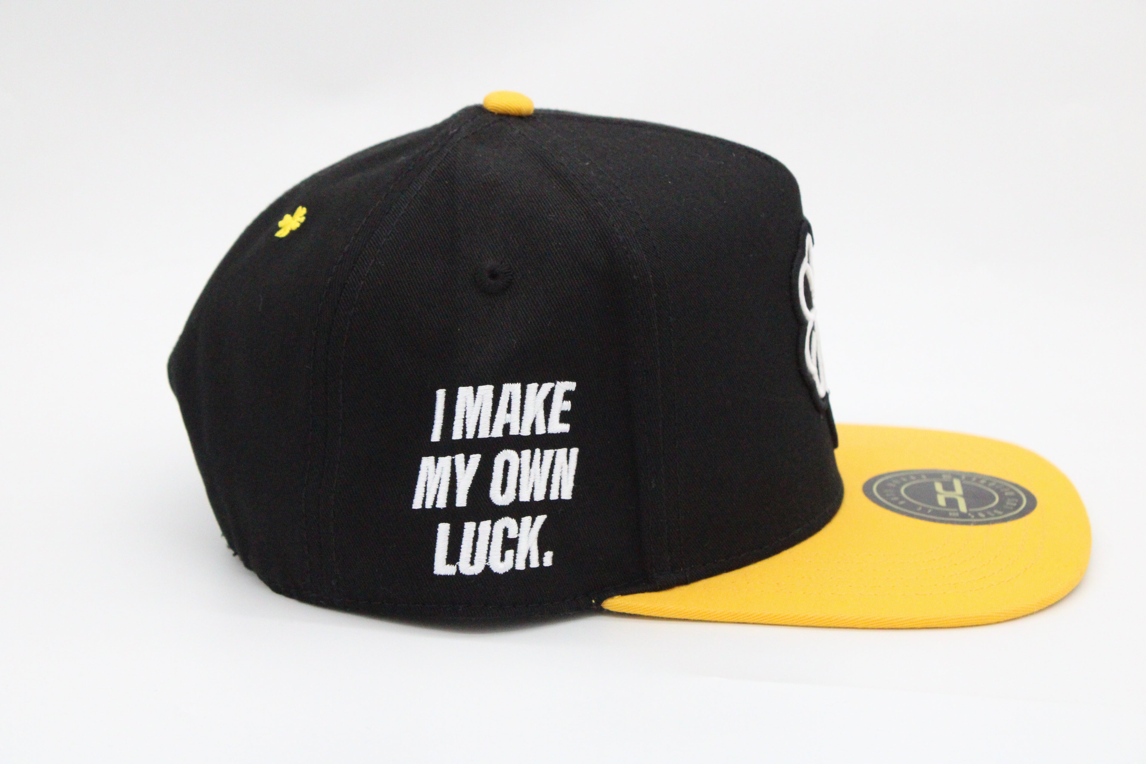 Gorra JC Hats "Trebol Negra/Amarilla"