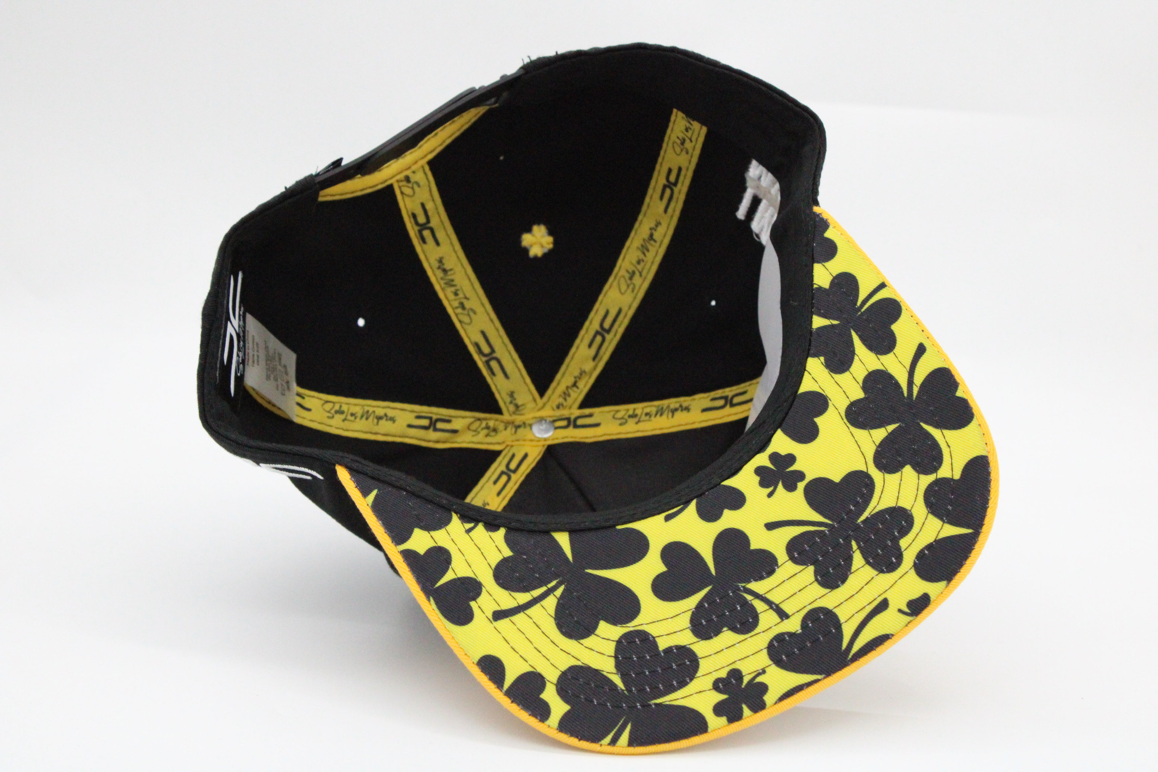 Gorra JC Hats "Trebol Negra/Amarilla"