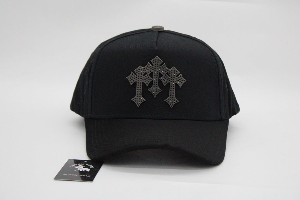 Gorra Barbas Hats "Chrome Blackout x The Rich Kid"