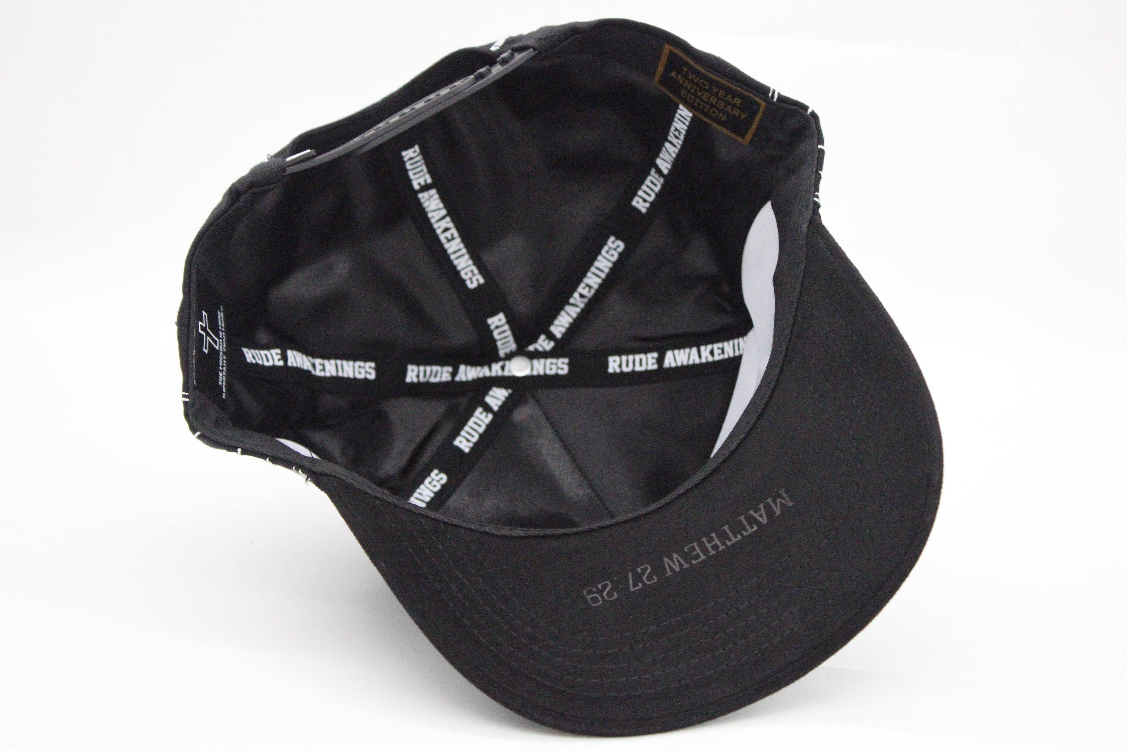 Gorra Rude Awakenings “Cristo Blanco Cristals”