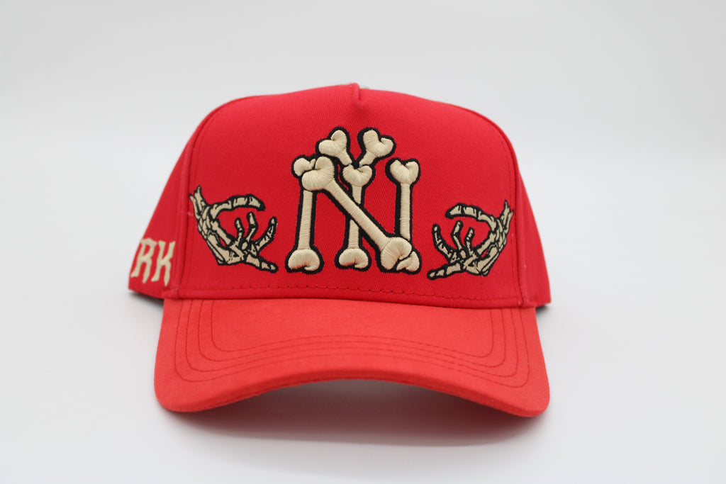 Gorra Ace Hats "NY Bones Red"