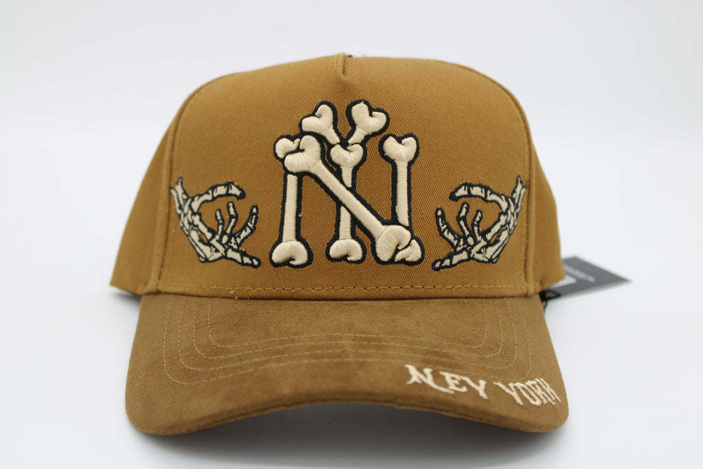 Gorra ACE Hats "NY Bones Brown"