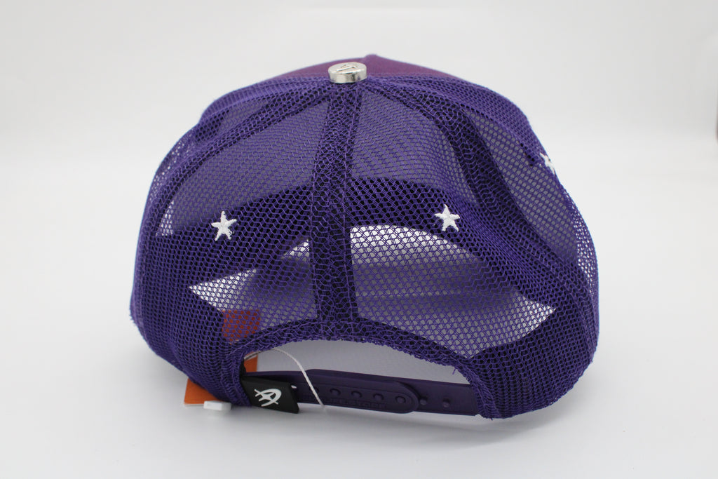 Gorra Crime Life "Icon Stars Trucker Purple"