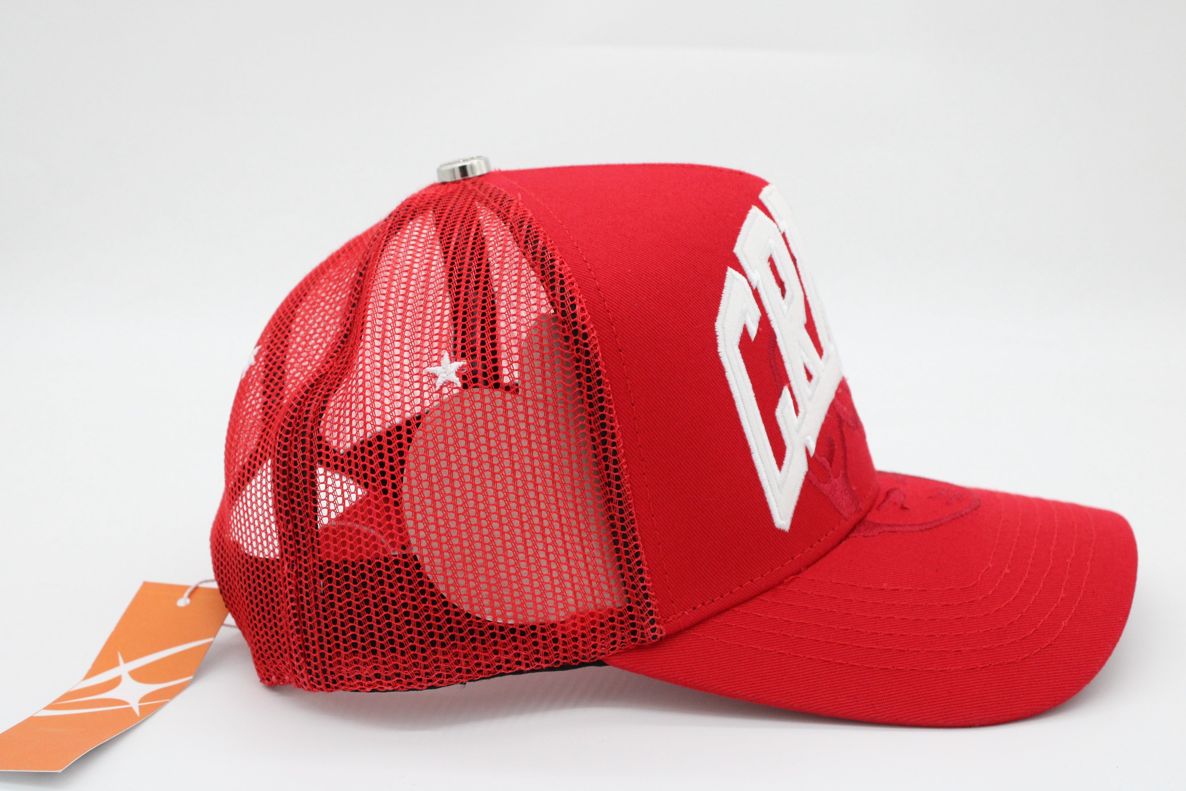 Gorra Crime Life "Icon Stars Trucker Red"
