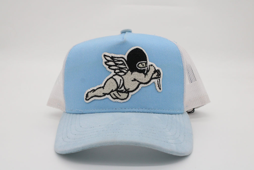 Gorra Crime Life "Angel Vandal Baby Blue"