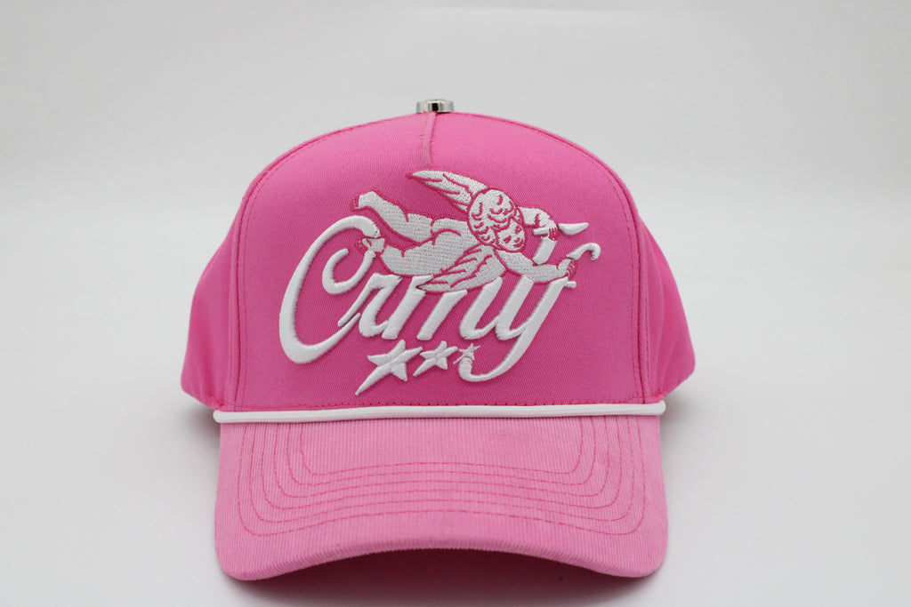 Gorra Crime Life "Betrayal Stars Pink"