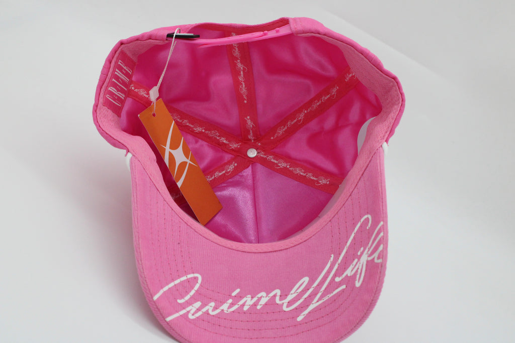 Gorra Crime Life "Betrayal Stars Pink"