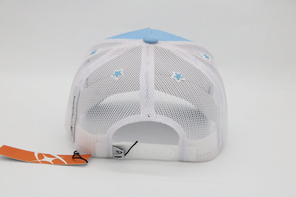 Gorra Crime Life "Icon Stars Trucker Baby Blue"