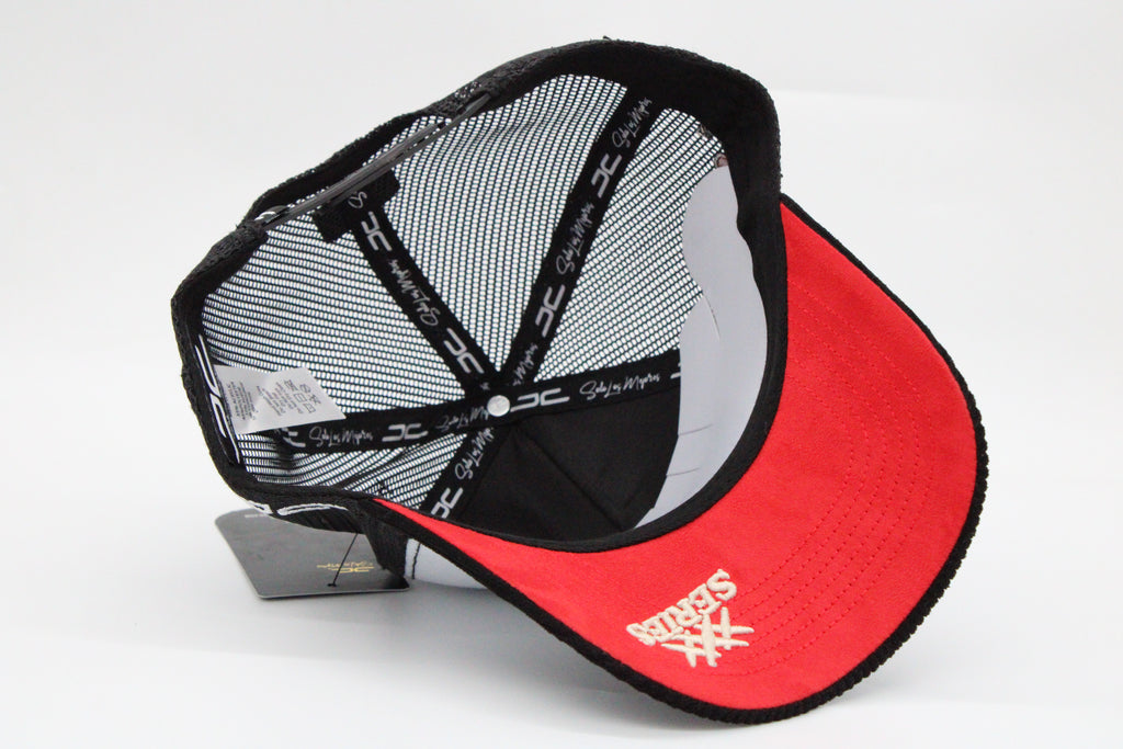 Gorra JC Hats "Rockstar Black & White"