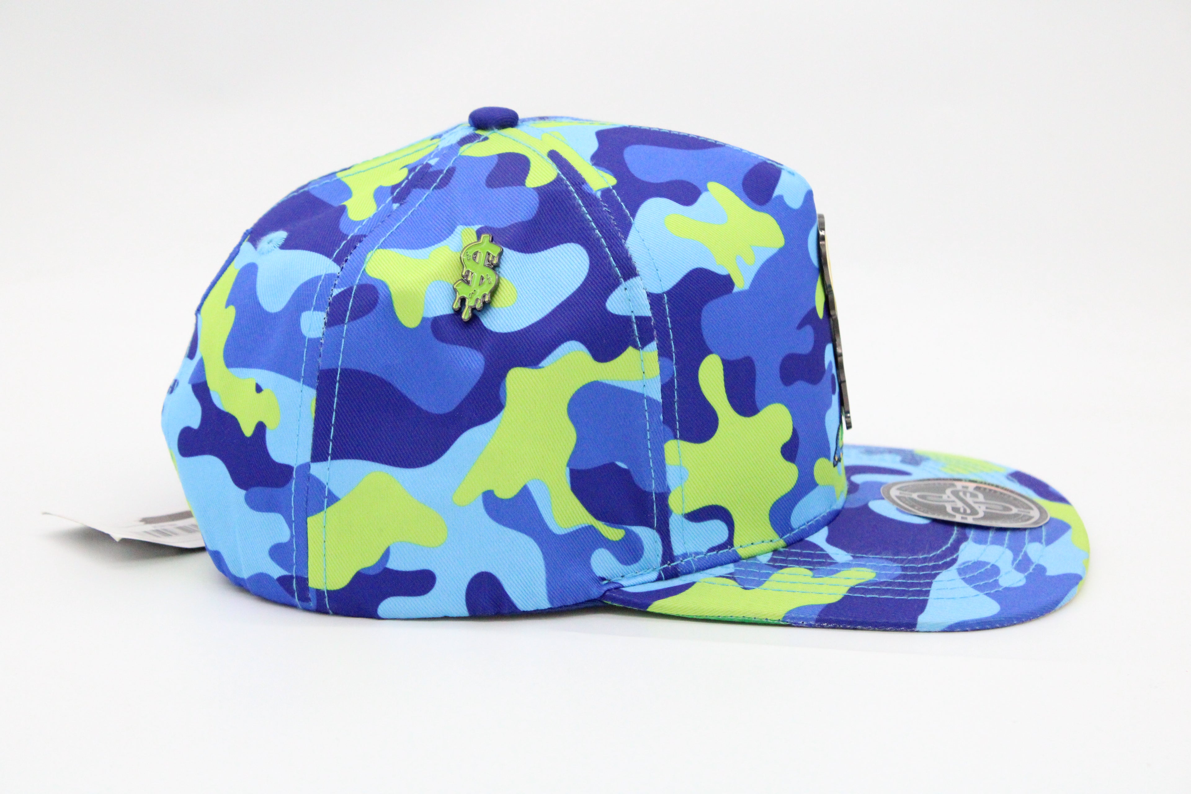 Gorra Mr. Kash "Rich Azul Camuflajeada"