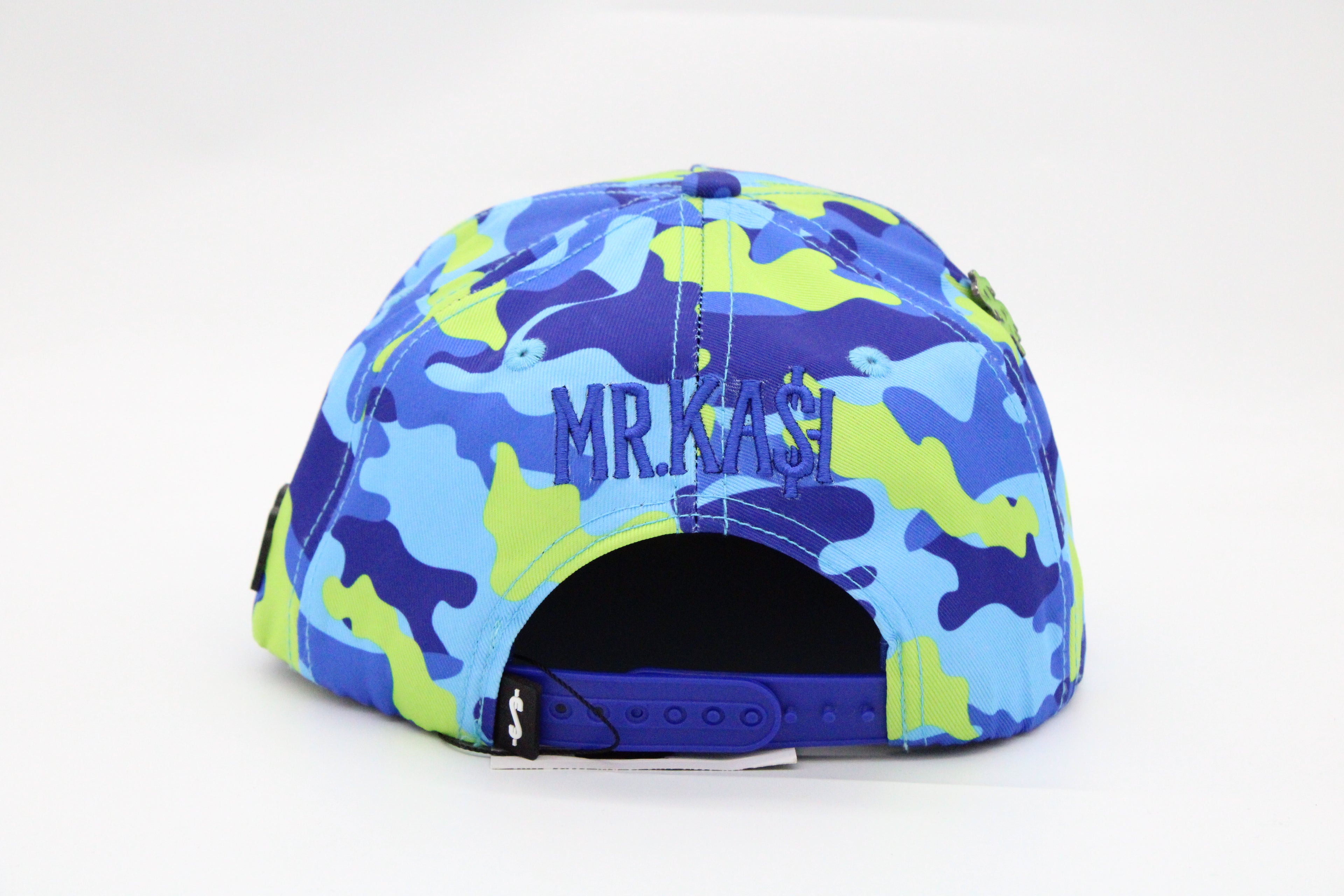 Gorra Mr. Kash "Rich Azul Camuflajeada"