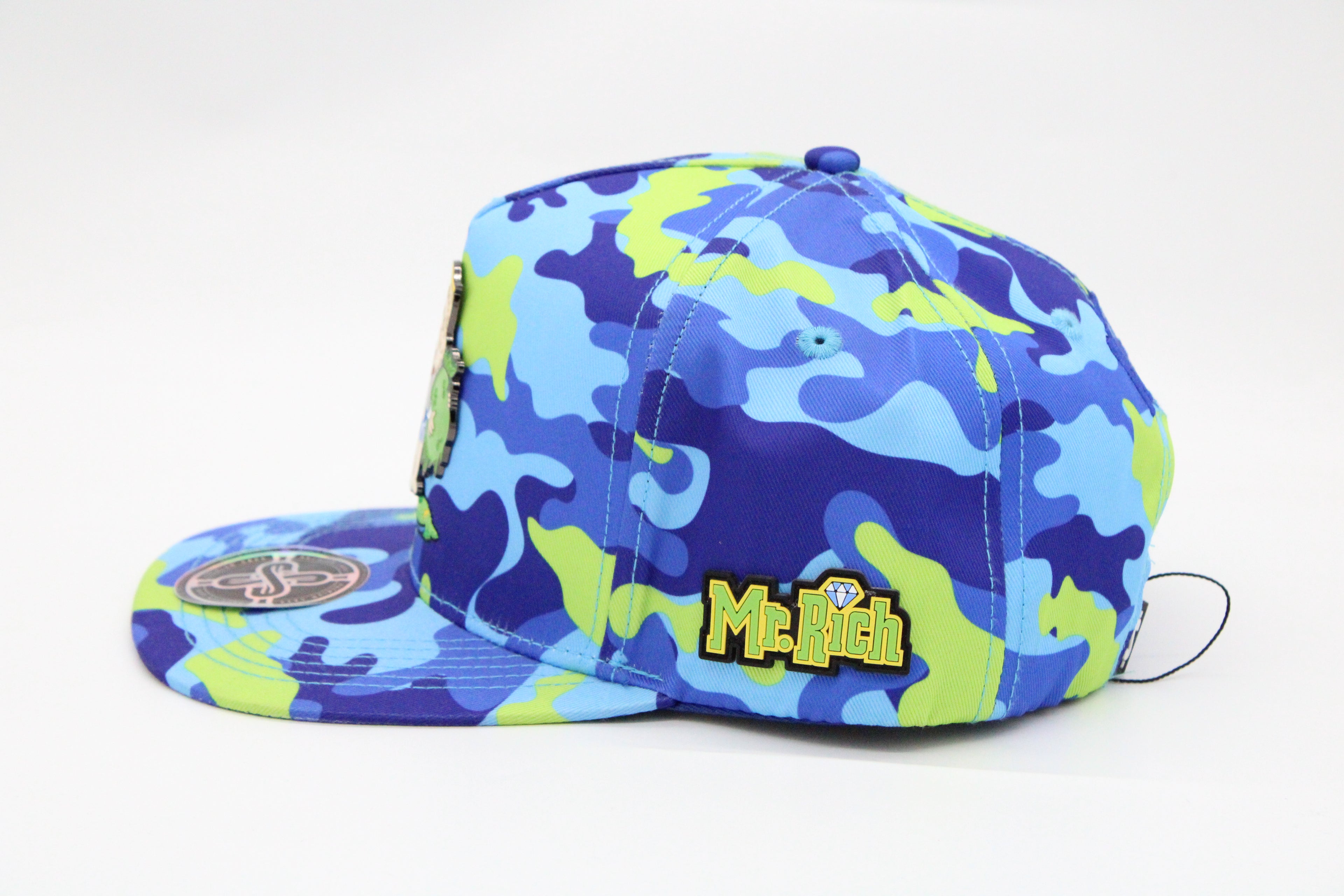 Gorra Mr. Kash "Rich Azul Camuflajeada"