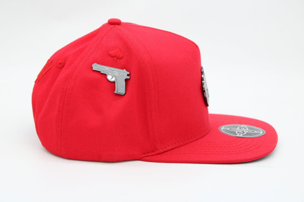 Gorra Mr. Kash "Pay Me Monopoly Roja"