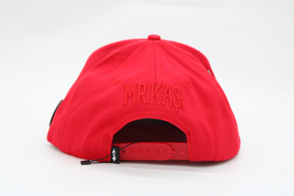 Gorra Mr. Kash "Pay Me Monopoly Roja"