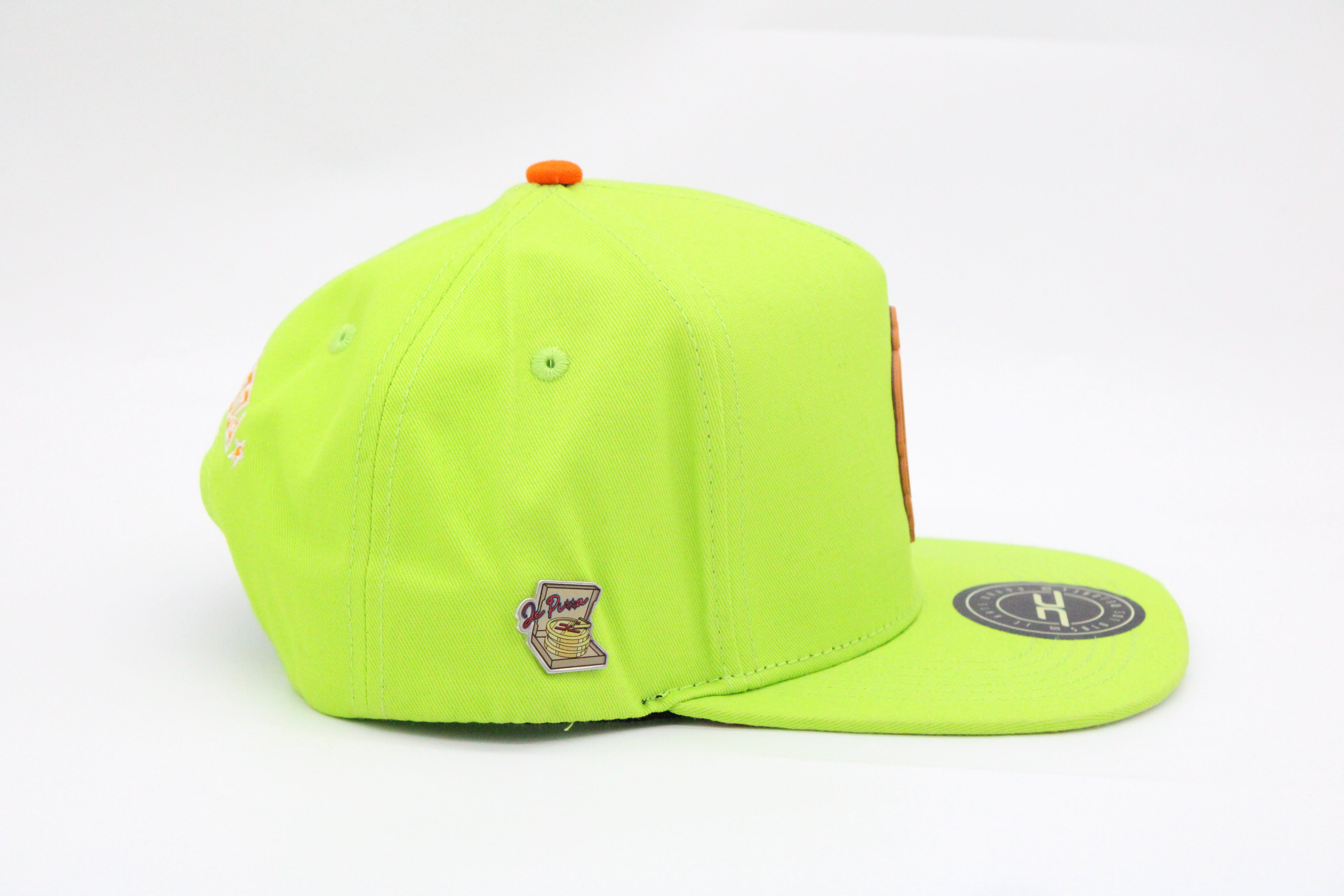 Gorra JC Hats "Pizza Amarillo Fluorescente"