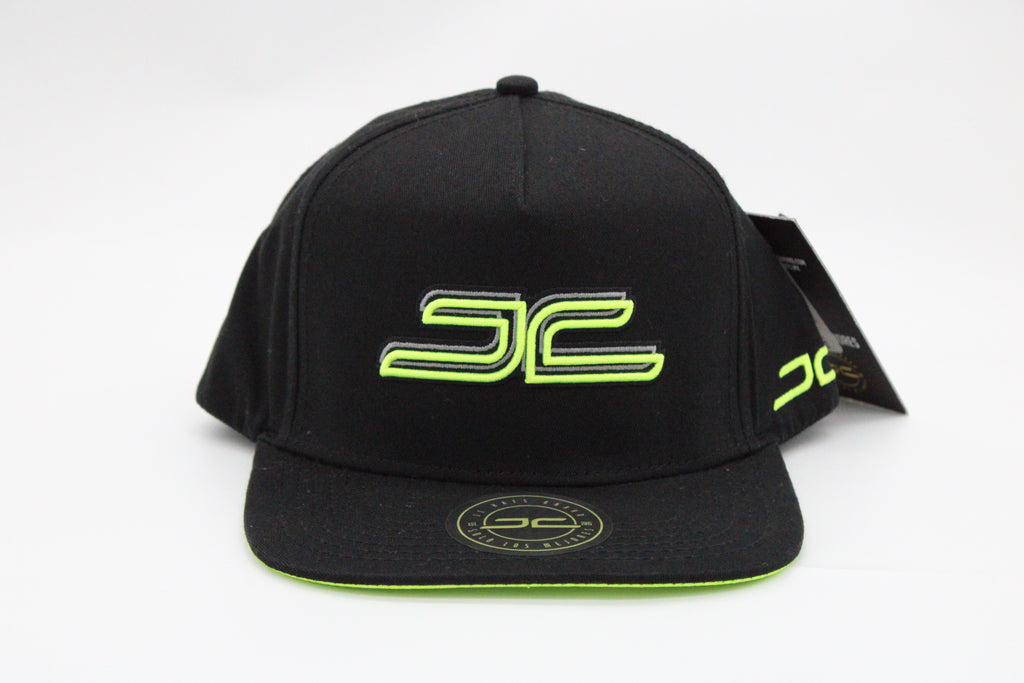 Gorra JC Hats "Classic Negro/Neon"