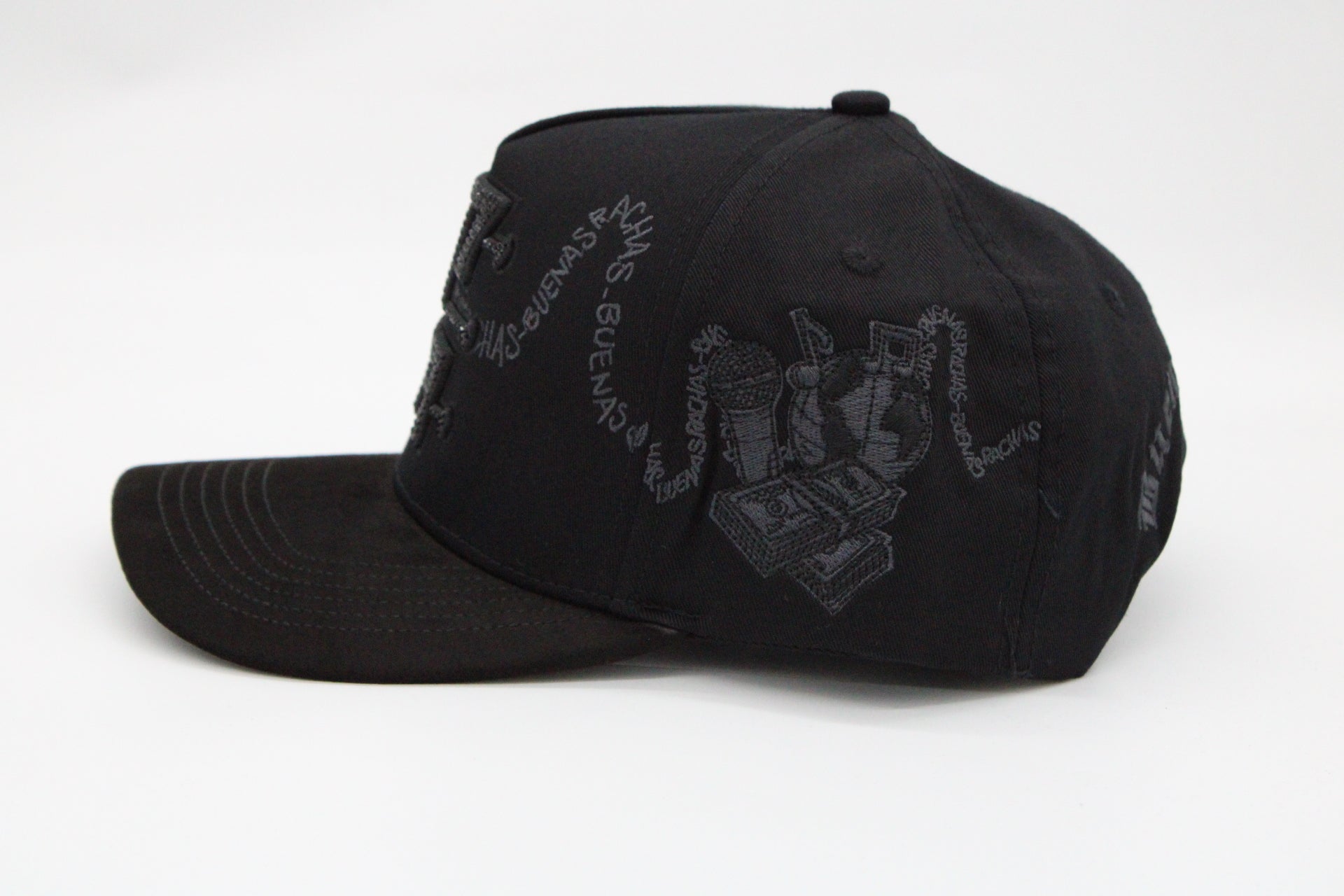 Gorra Toto Hats "Mala-Buena Racha Negra. x Tony Aguirre"
