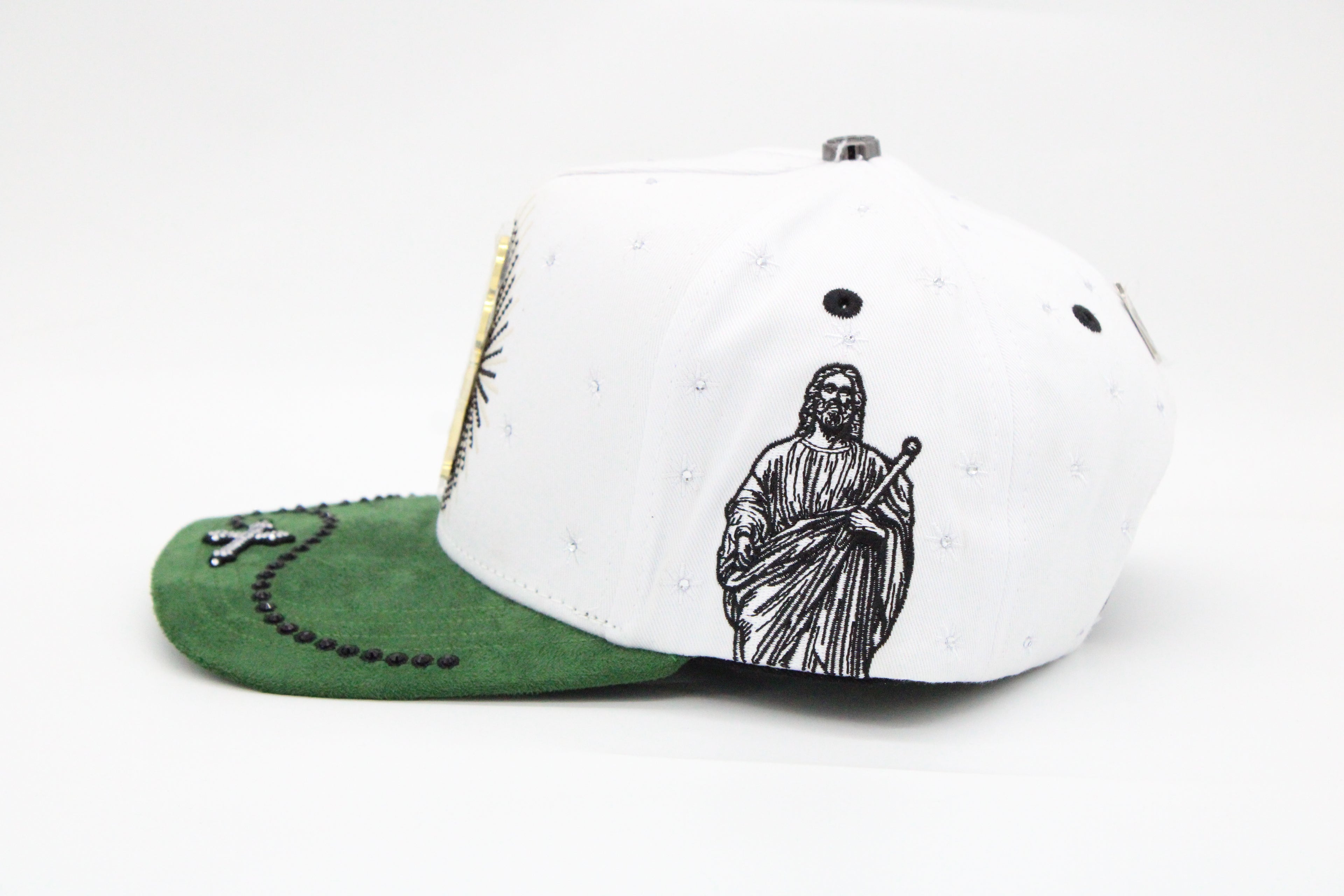 Gorra Bigg Boss "San Judas Blanco/Verde"