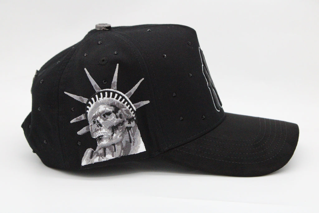 Gorra World Caps "Skull Liberty Black"