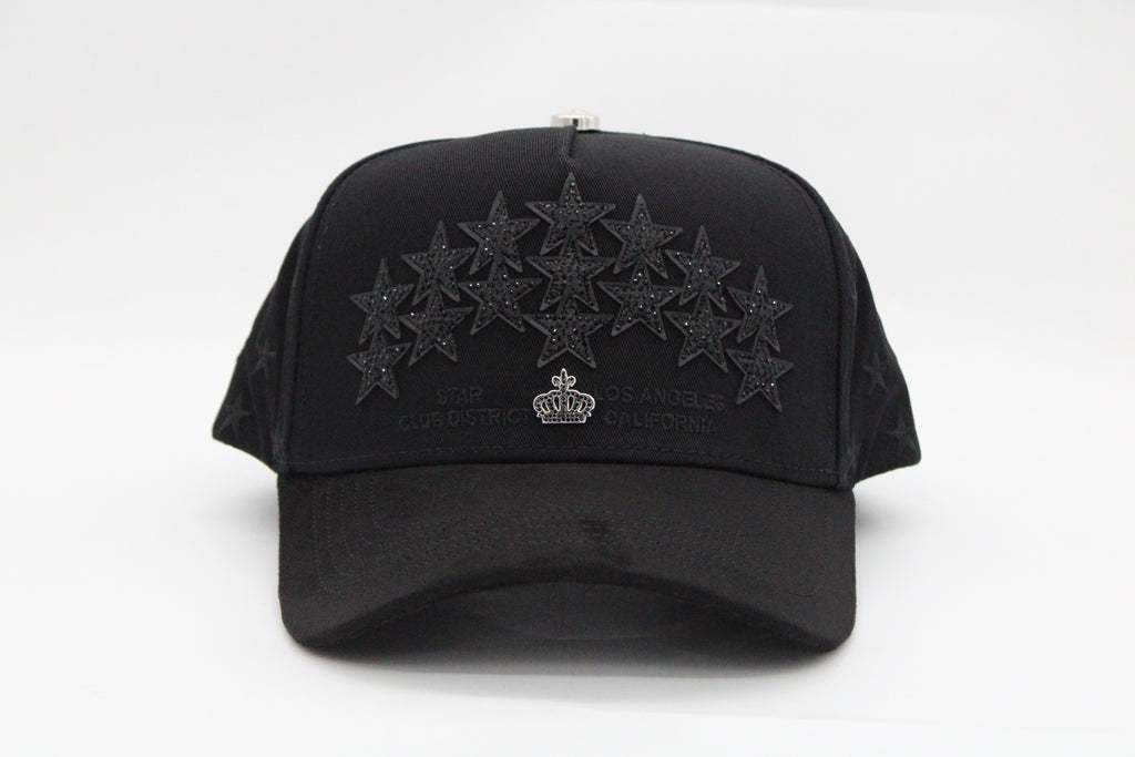 Gorra Star Hats Club “Total Black District"
