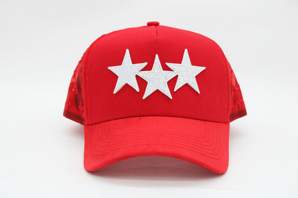 Gorra Star Hats Club “Triple Red Star"