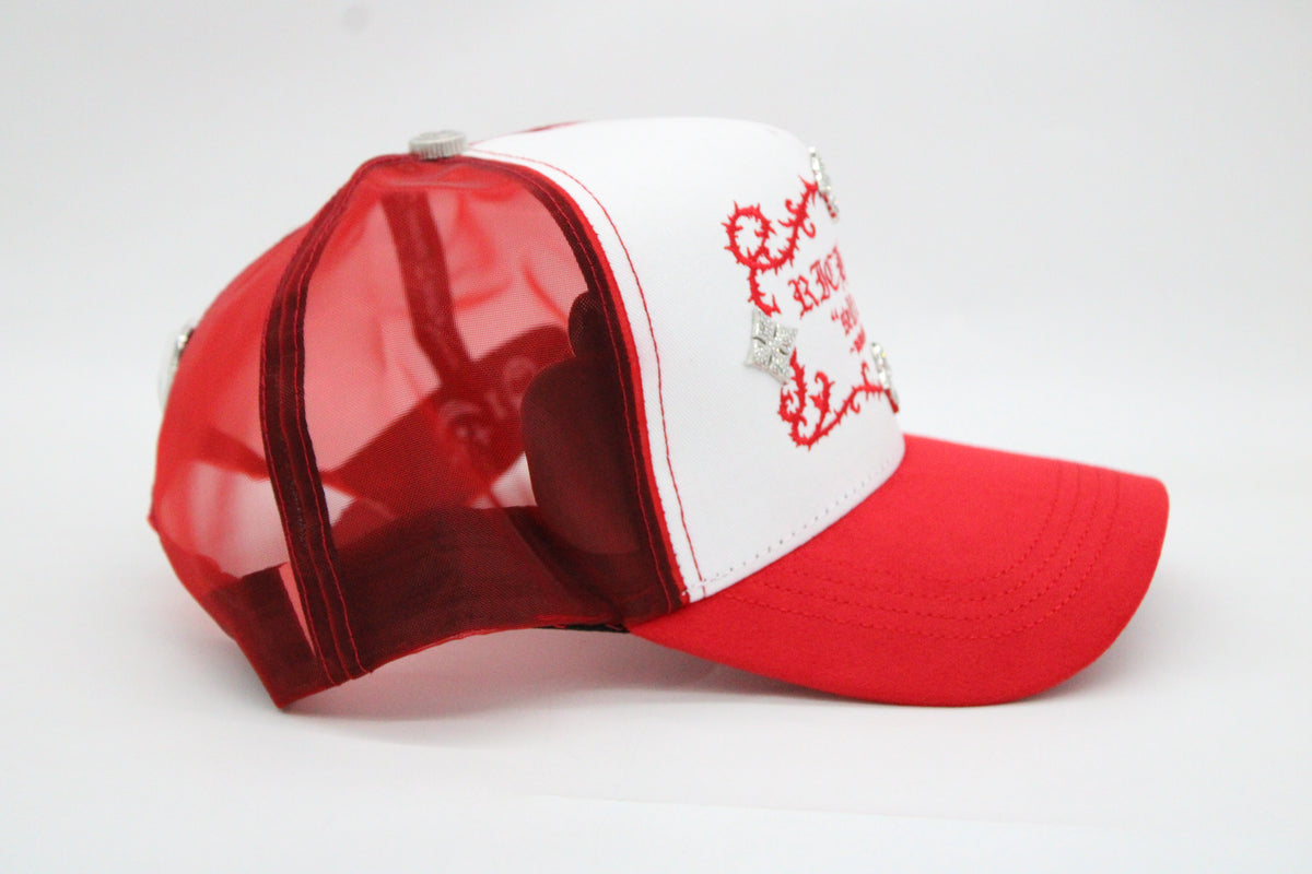 GORRA BARBAS HATS "RICHLIFE RED X RICO O MUERTO"