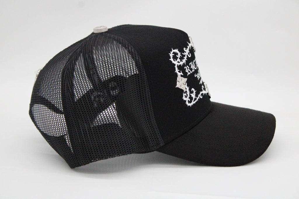 GORRA BARBAS HATS "RICHLIFE BLACK X RICO O MUERTO"