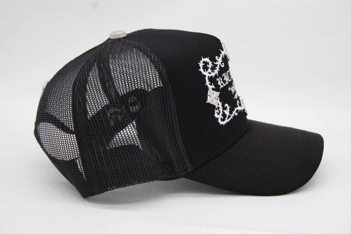 GORRA BARBAS HATS "RICHLIFE BLACK X RICO O MUERTO"