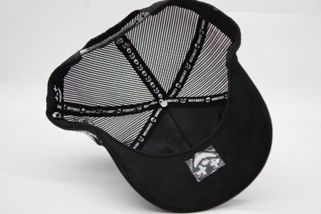 GORRA BARBAS HATS "ROM RECORDS X RICO O MUERTO"