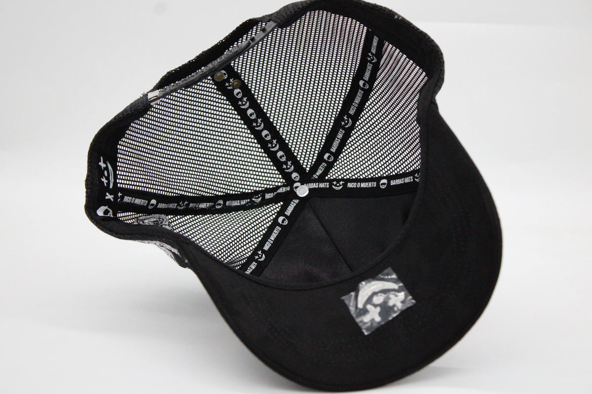 GORRA BARBAS HATS "ROM RECORDS X RICO O MUERTO"